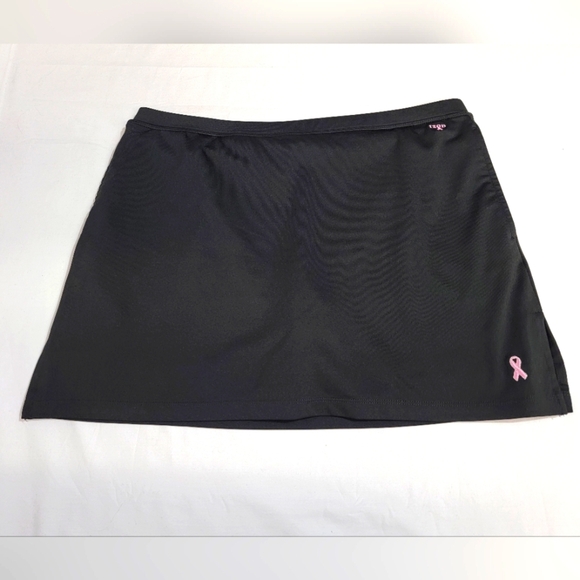 Izod Black Breast Cancer Awareness Golf Skort Size Medium - Picture 1 of 9
